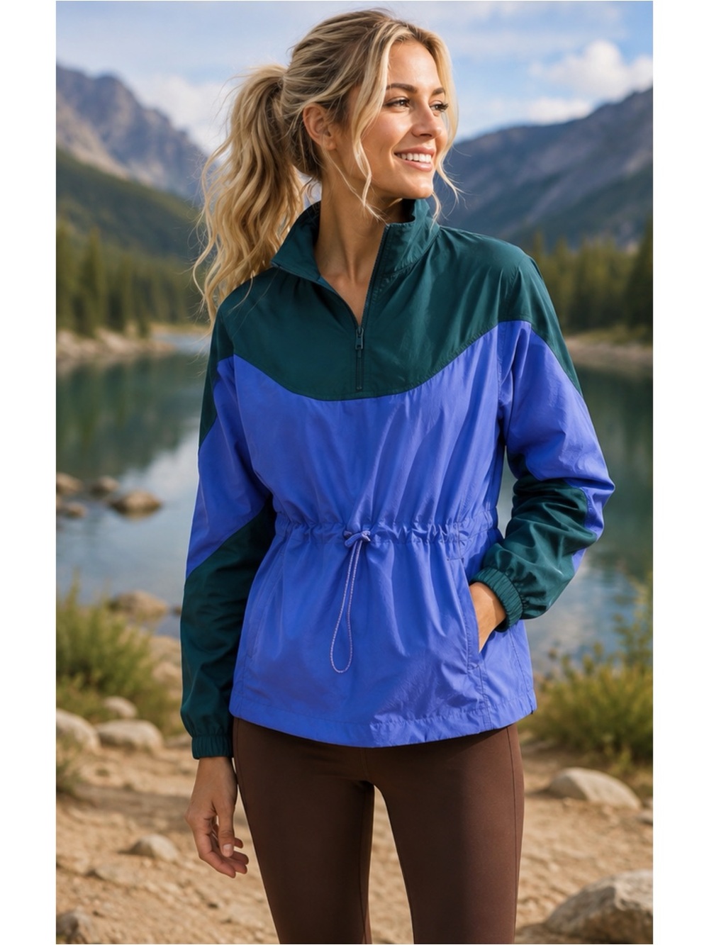 Lululemon Evergreen Anorak waterproof lightweight jacket Packable 10
